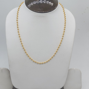 Gold Simple Mala chain in 916 hallmarked by 